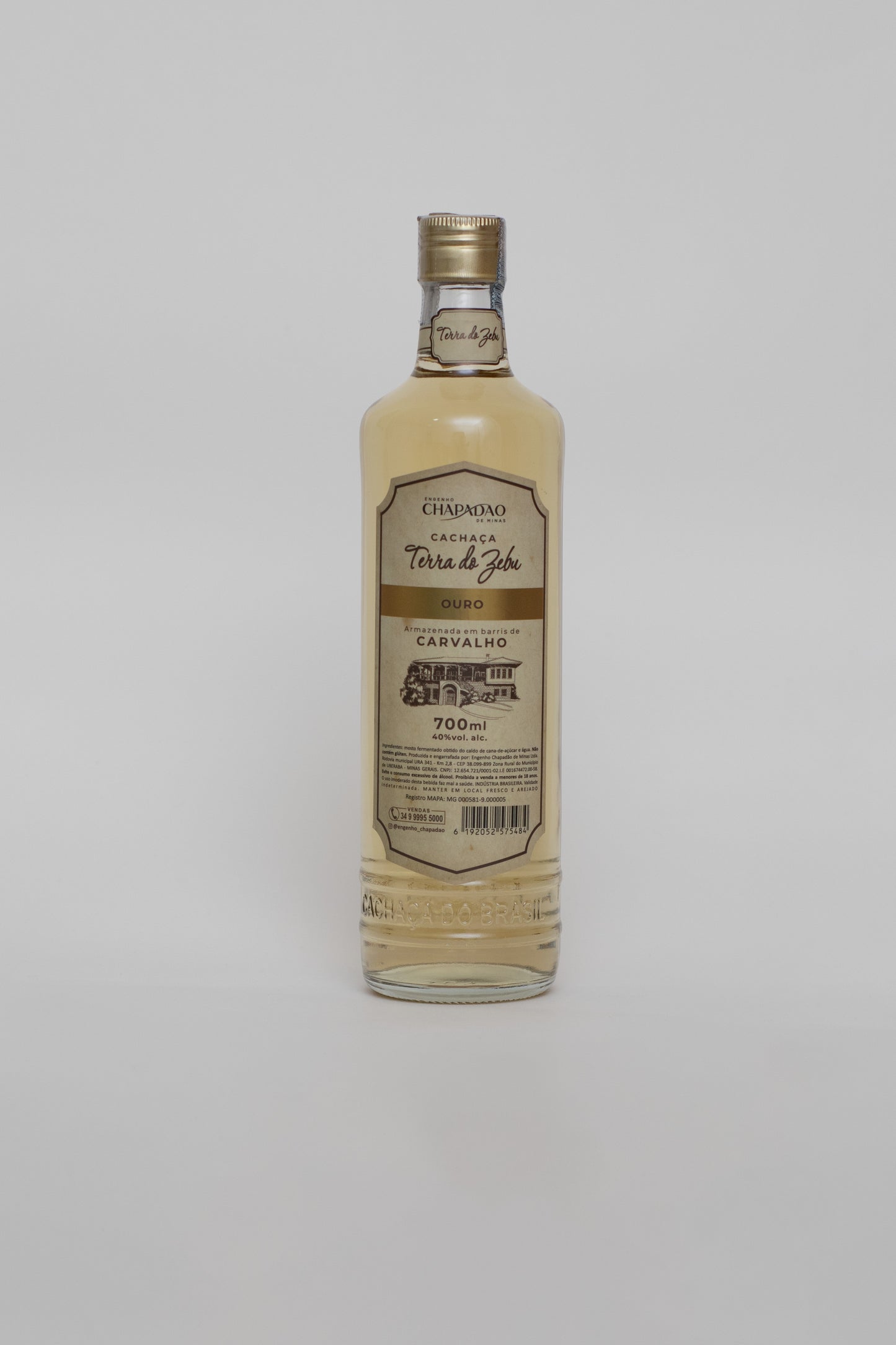 Cachaça Carvalho Terra do Zebu