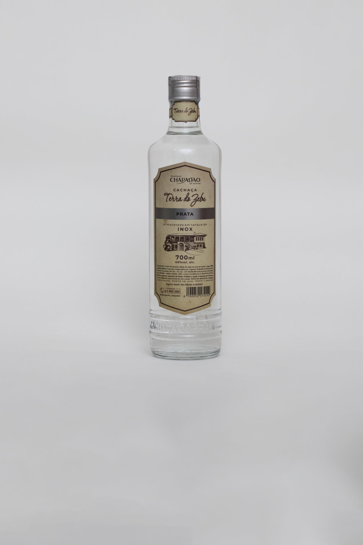 Cachaça Inox Terra do Zebu